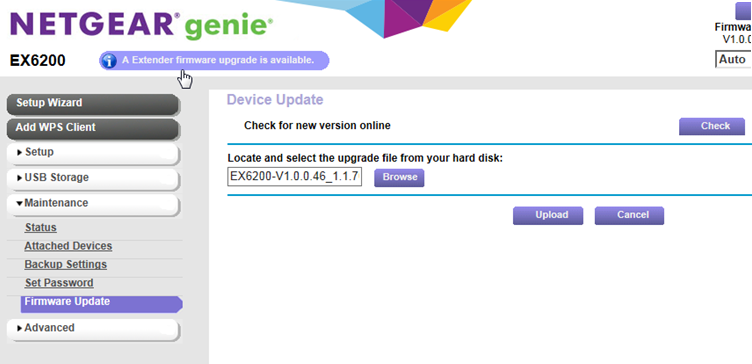 Netgear router firmware updates
